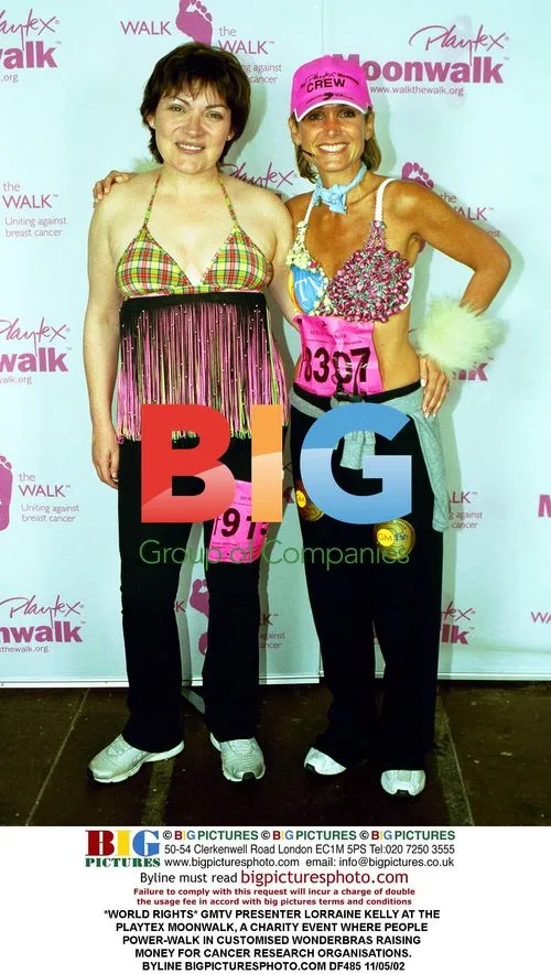 Lorraine Kelly at Playtex Moonwalk