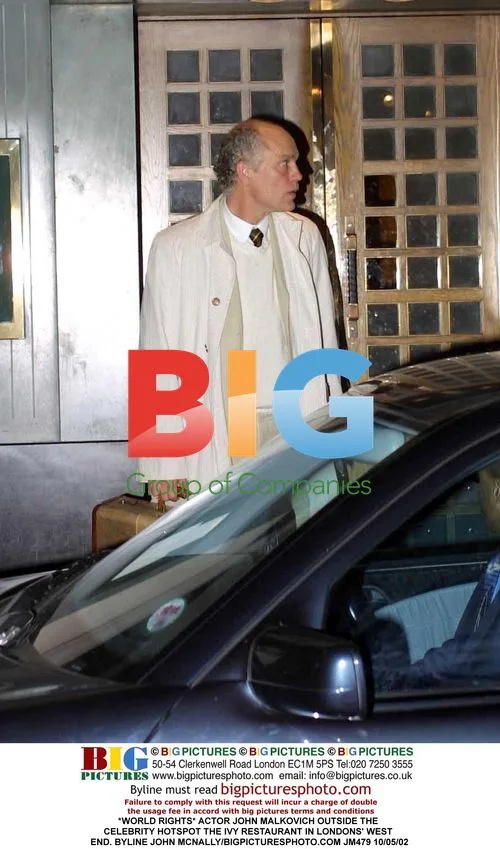 John Malkovich Outside The Ivy Restaurant