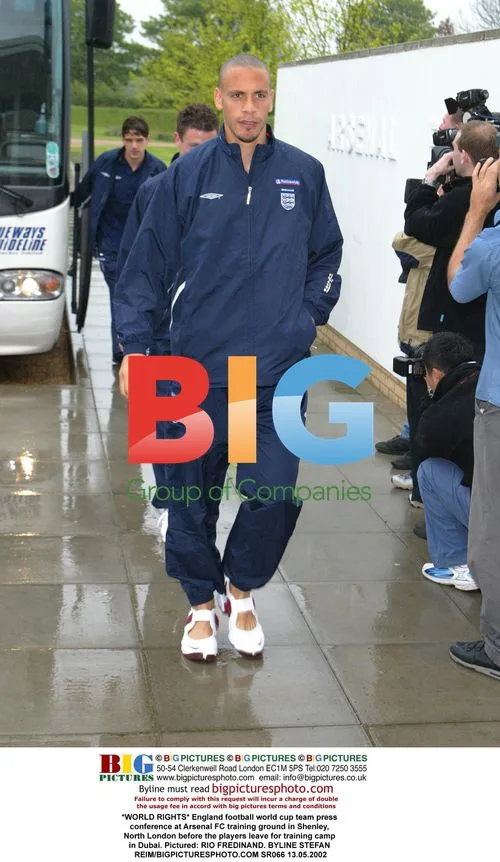 Rio Ferdinand at England press conference