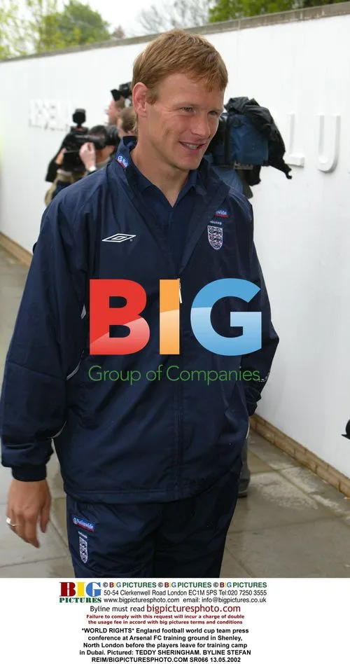 Teddy Sheringham at England football team press conference