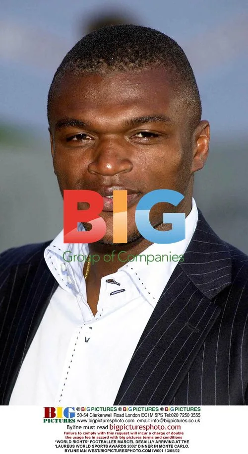 Marcel Desailly at Laureus Sports Awards 2002
