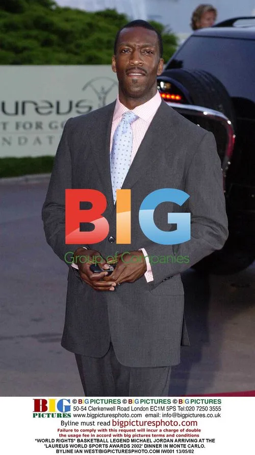 Michael Jordan at Laureus World Sports Awards 2002