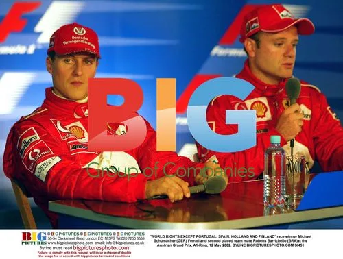 Schumacher and Barrichello at Austrian GP