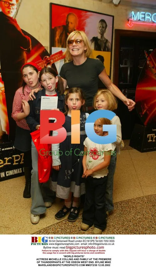 Michelle Colling and Family at Thunderpants Premiere
