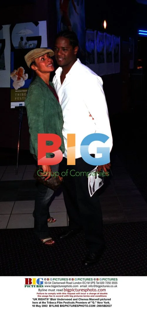 Blair Underwood and Chenoa Maxwell at Tribeca Film Festival