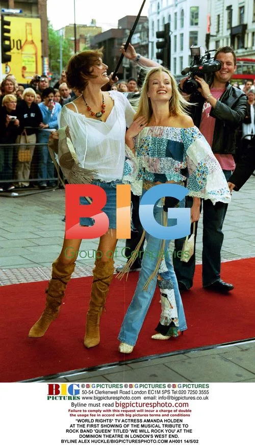 TV Actress Amanda Holden at Queen Musical