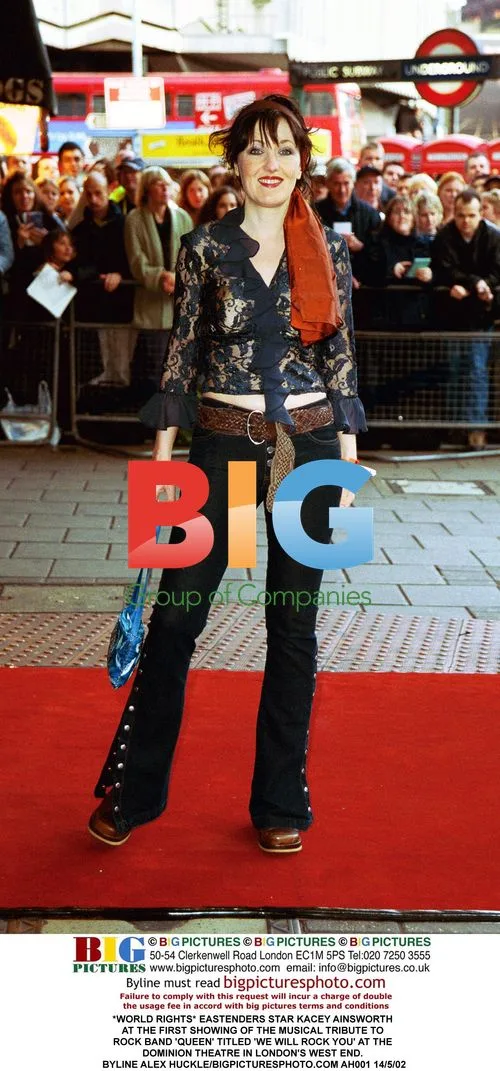 Kacey Ainsworth at Queen Musical Premiere