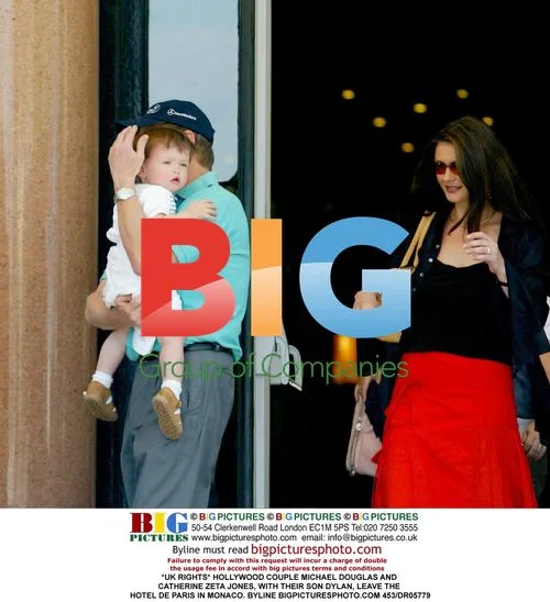 Michael Douglas and Catherine Zeta-Jones with Son Dylan