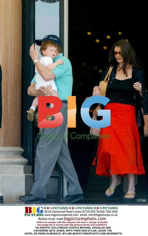 Michael Douglas and Catherine Zeta-Jones with son Dylan