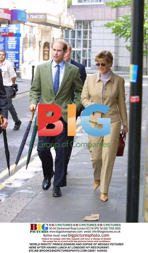 Prince Edward and Sophie of Wessex Have Lunch at The Ivy