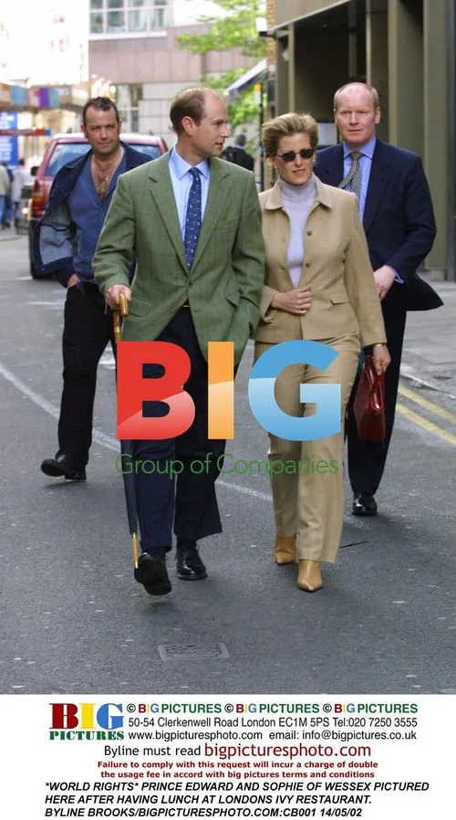 Prince Edward and Sophie of Wessex Lunch at The Ivy
