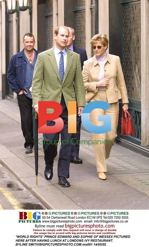 Prince Edward and Sophie of Wessex Lunch at The Ivy