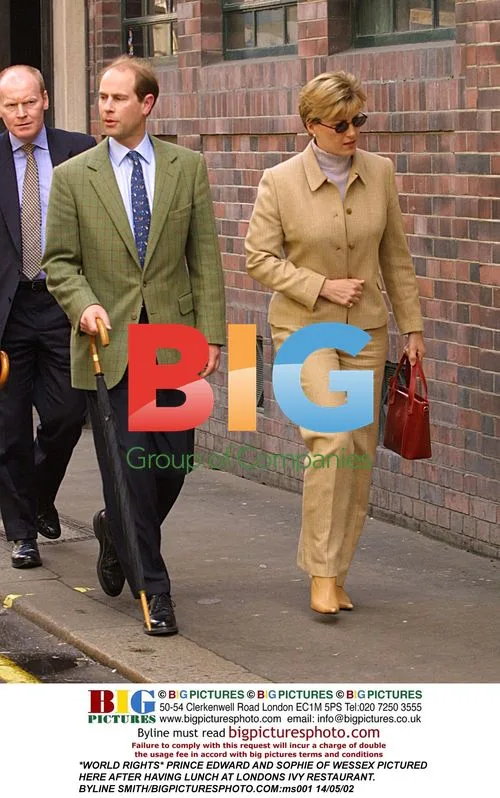 Prince Edward and Sophie of Wessex Leaving Lunch