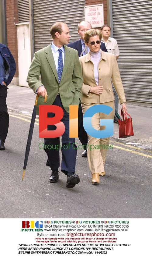 Prince Edward and Sophie at The Ivy in London