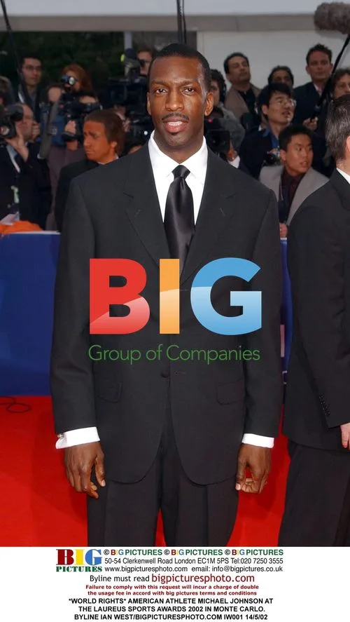 Michael Johnson at Laureus Sports Awards 2002