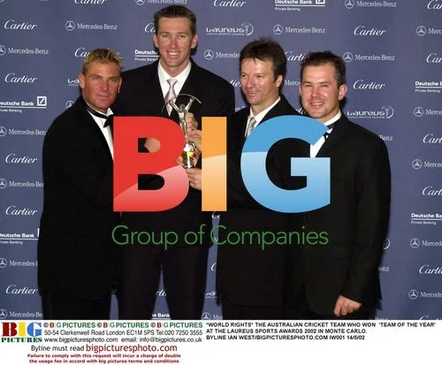 Australian Cricket Team at Laureus Sports Awards 2002