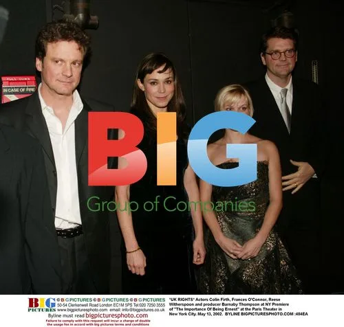 Colin Firth, Frances O'Connor, Reese Witherspoon at NY Premiere