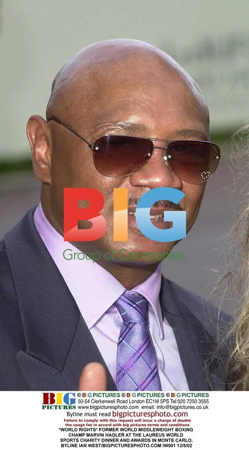 Marvin Hagler at Laureus World Sports Charity Dinner