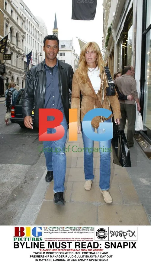 Ruud Gullit Spotted in Mayfair, London