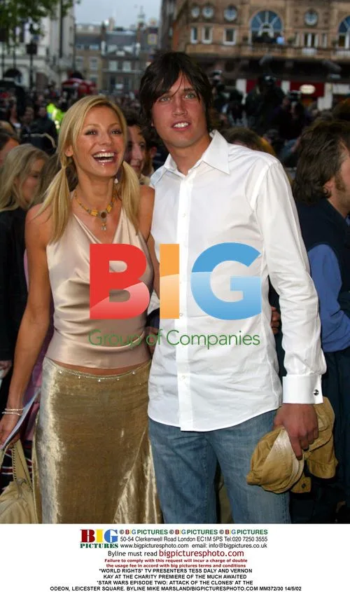 Tess Daly and Vernon Kay at 'Star Wars' Premiere