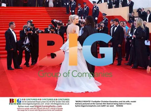 Christian Karambou and wife Adriana at Cannes