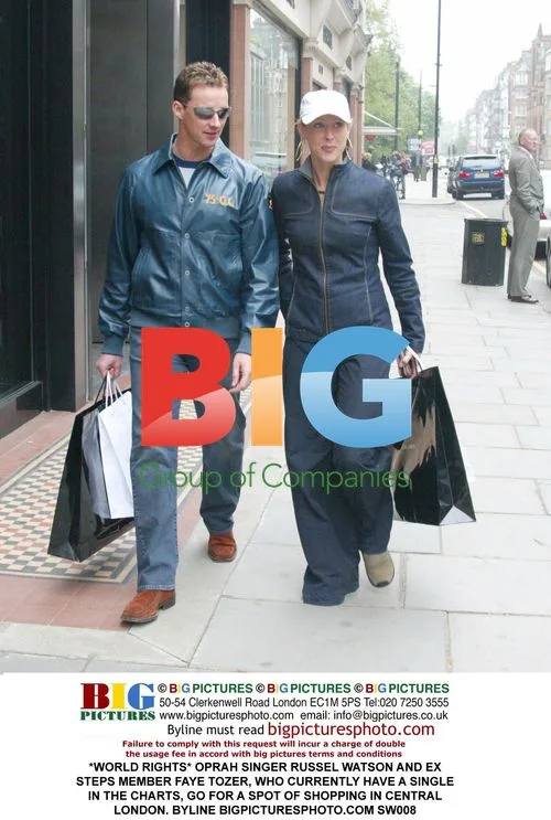 Oprah, Russel Watson, and Faye Tozer go shopping in London
