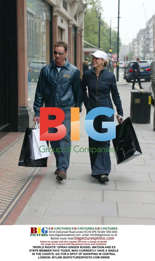 Oprah, Russel Watson, and Faye Tozer Shopping in London