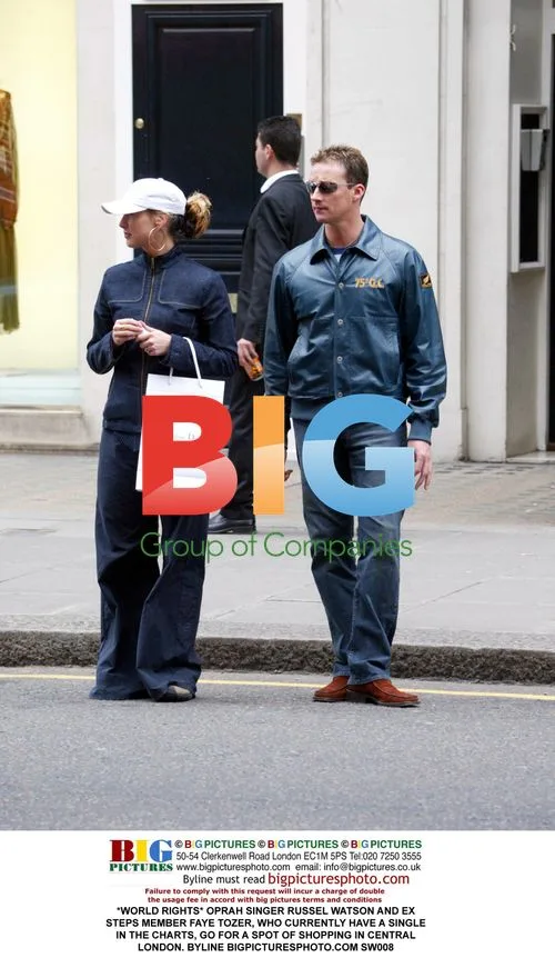 Russel Watson and Faye Tozer Go Shopping in London