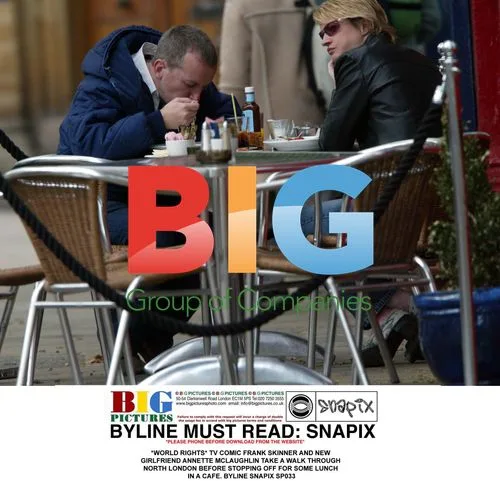 Frank Skinner and Annette McLaughlin out for lunch