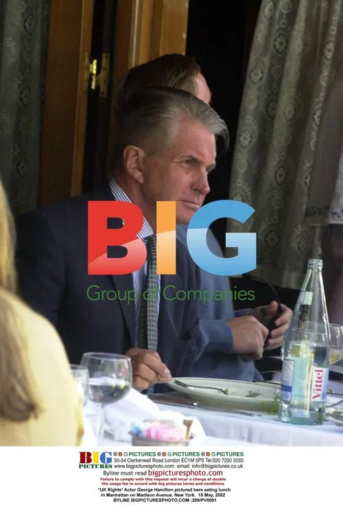 George Hamilton Eating Lunch in NYC