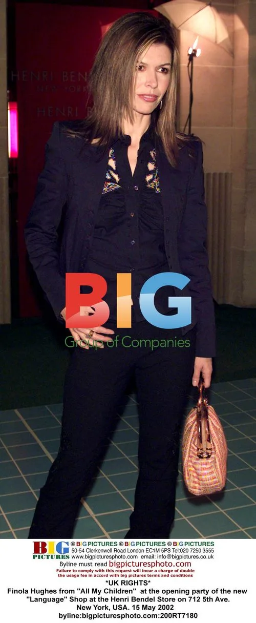 Finola Hughes at Henri Bendel Store Opening