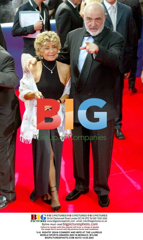 Sean Connery and wife at Laureus World Sports Awards