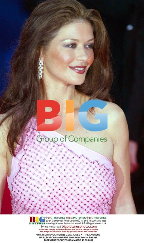 Catherine Zeta Jones at Laureus World Sports Awards 2002