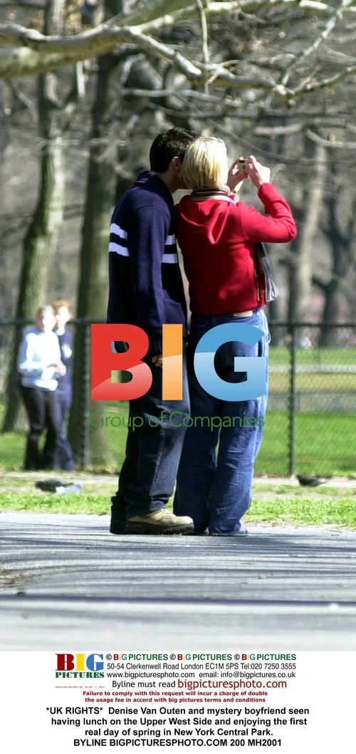 Denise Van Outen and mystery boyfriend in NYC