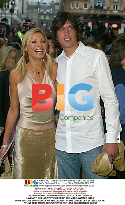 Tess Daly and Vernon Kaye at Star Wars Premiere