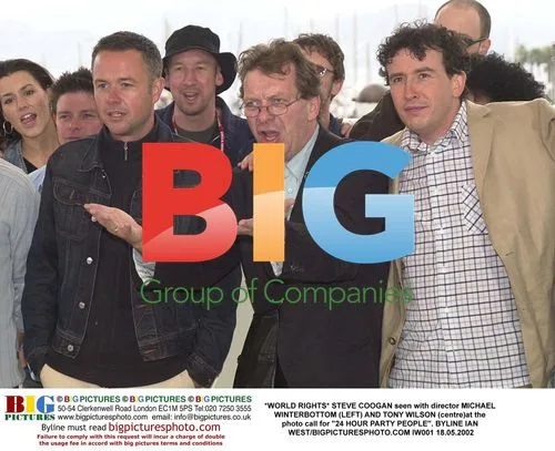 Steve Coogan, Michael Winterbottom, and Tony Wilson at 24 Hour Party People Event