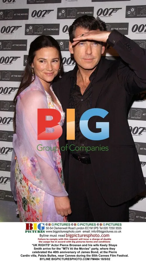 Pierce Brosnan and Keely Shaye Smith at MTV event