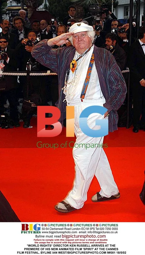 Director Ken Russell arrives at 'Spirit' premiere