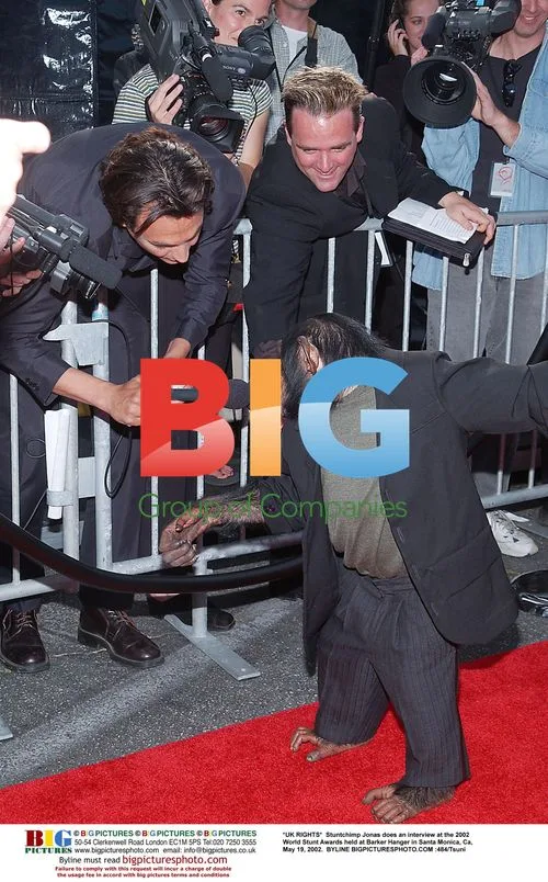 Stuntchimp Jonas interviews at 2002 World Stunt Awards