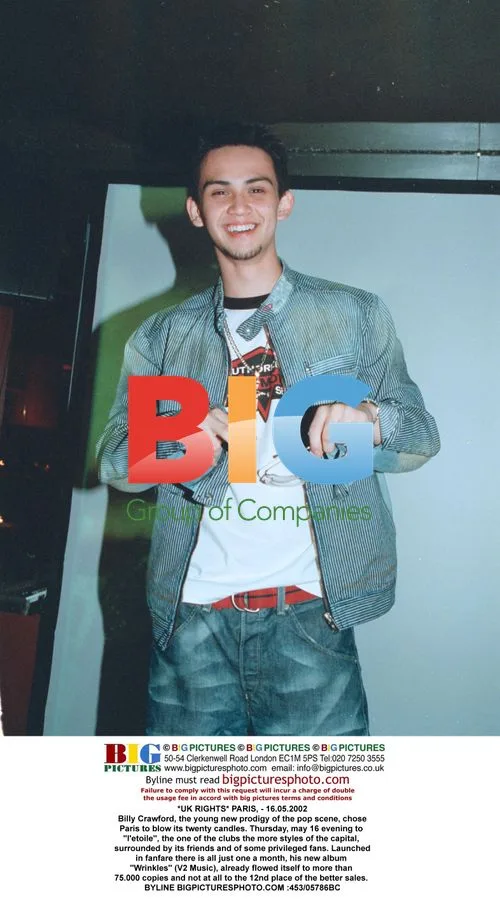 Billy Crawford Celebrates 20th Birthday in Paris
