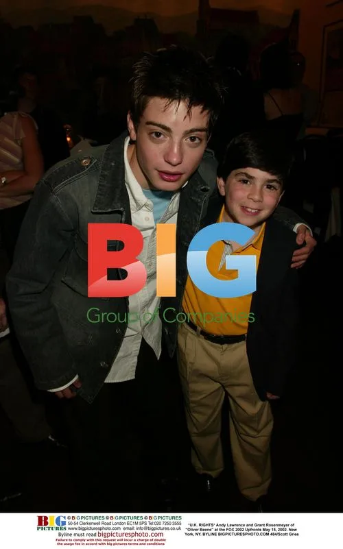 Andy Lawrence and Grant Rosenmeyer at FOX 2002 Upfronts