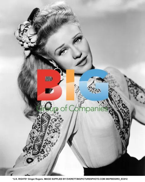 Ginger Rogers in Peasant Blouse