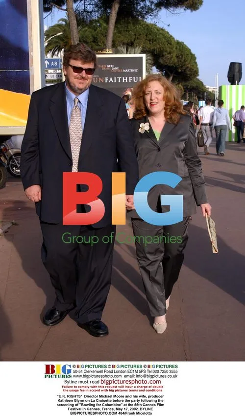 Michael Moore and Kathleen Glynn at Cannes Film Festival