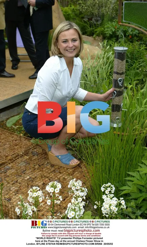 Phillipa Forrester at Chelsea Flower Show
