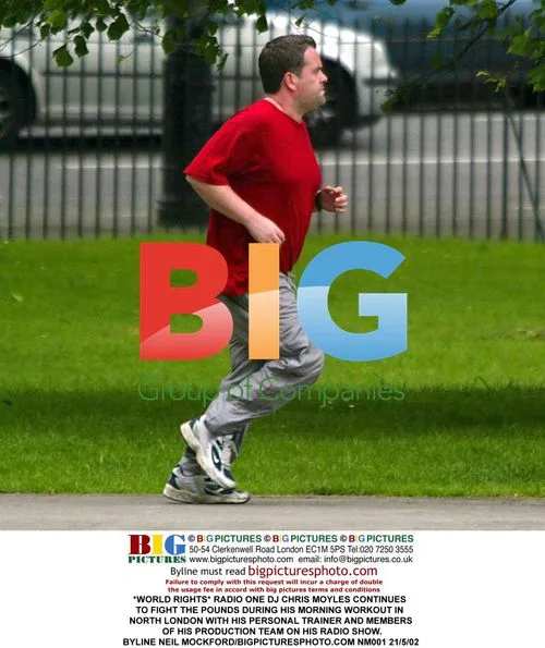 Chris Moyles Workout with Team