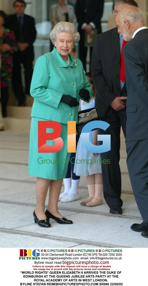 Queen Elizabeth II at Queen's Jubilee Arts Party