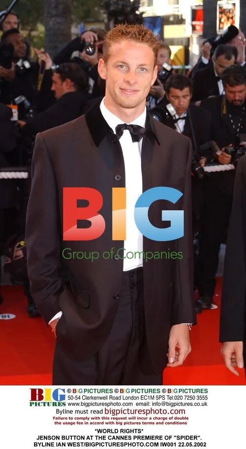 Jenson Button at Cannes Film Premiere
