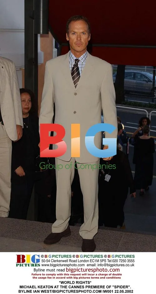 Michael Keaton at Cannes "Spider" Premiere
