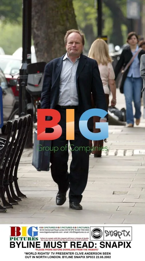 TV Presenter Clive Anderson Seen in North London