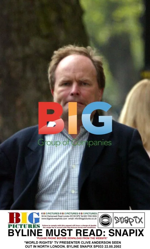 TV Presenter Clive Anderson in North London